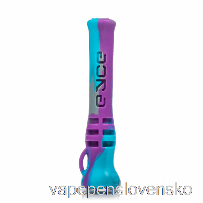 Eyce Shorty Silikon Chillum Mermaidpur (modrá / šedá / Fialová) Vape Shop Bratislava